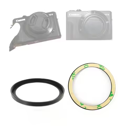 40.5mm Metal Filter Ring Adapter for Canon G7X Mark III II G5X G5XII C-LUX Sony ZV1M2 ZV-1 RX100M3 R