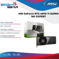 MSI GeForce RTX 4070 Ti SUPER 16G EXPERT 16GB GDDR6X