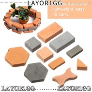 LAYOR1GG 40/50/70PCS Miniature Bricks Kids Toy Scenery Modelling DIY Building Micro Landscape