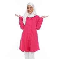 AQEELA Muslimah Blouse Pink QB136B