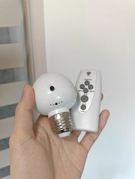 智能燈泡座連遙控 遙控開關 定時 led燈連接底座 E27接頭
