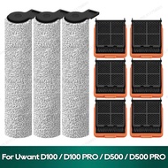Compatible for Uwant D100 / D100 PRO / D500 / D500 PRO Vacuum Cleaner Filter Replacement Parts