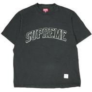 Supreme 23SS 素描刺繡短袖上衣，LTOP，黑色，短袖 T 卹，二手，Supreme