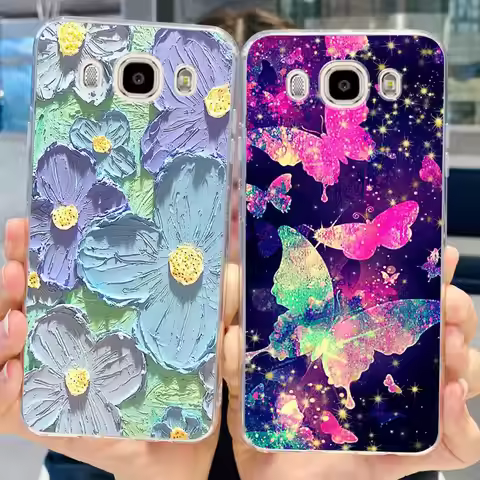 For Samsung Galaxy J5 J7 2016 Phone Case Styish Pattern Soft Silicone TPU Cover Cases For Samsung J7