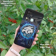Softcase Pro Camera For Vivo Y30 / Y50 / Y30i – Casing HP Motif EV0S Esports – Clear Case – Silicone
