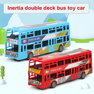 Children's toys bus open door bus inertia toy car baby bus toys