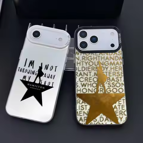 H-Hamilton Musical Lyrics Phone Case For iPhone 17 16 15 14 13 12 11 Pro Max Air Matte Laser Aurora 