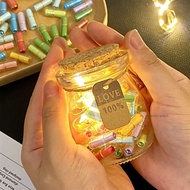 情书彩色胶囊毕业纪念条手工diy手写情话祝福语告白手送男友闺蜜26.4.7 Colorful capsule love letter, graduation commemorative note, h