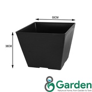 Felton Square Pot FBL2491 / FBL2492 / FBL2493 / FBL2494 / FBL2495 | Plastic Flower Pot | Pasu Bunga