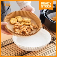 [TEB] Air Fryer Special Paper Silicone Oil Paper Tray Paper Holder Round &amp; Square Oil-Absorbing Paper