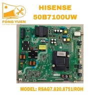 50B7100UW HISENSE 50" TV ALL IN 1 BOARD 50B7100UW