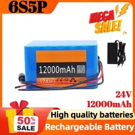6S5P 24V 12000mAh Lithium Rechargeable Battery Pack Capacity Fishing Lights Xenon Lamp Loudspeakers 