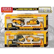 Diecast Container Truck Load Construction Truck