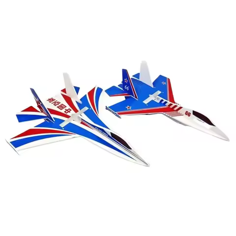 Su27mini Rc Plane 56cm Small Model Airplane KIT Remote Control Fixed Wing Beginner Training Crash Re