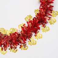 Kindergarten New Year's Eve Party Performance Props Fu Zi Color Strip Yuan Bao Spring Festival Decor