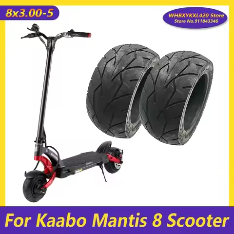 Original 8x3.00-5 Vacuum Tire for Kaabo Mantis 8 Electric Scooter Front or Rear Wheel 8 Inch Outer T