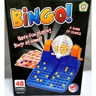Bingo game with roller ball Permainan bingo dengan bola penggelek