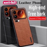 Casing For Xiaomi 1 7 17 Pro Max 17Pro 17ProMax Mi17 Pro Max Mi17Pro Max Mi17ProMax Tree Bark Leathe
