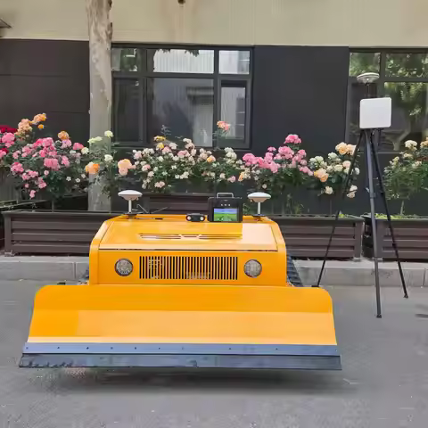 GPS+RTK System | 3,800 m²/h Coverage | Zero-Turn Tracked | Wireless Smart Remote-Controlled Landscap