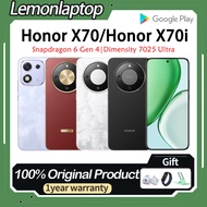 Honor X70 Snapdragon 6 Gen 4 6.79 inches 8300mAh 80W Honor X70i Dimensity 7025 Ultra 6000mAh Dual SI