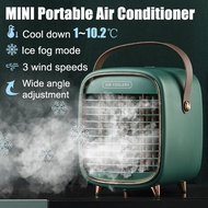 Mini Air Conditioner Portable Air Cooler Home USB Personal Space Cooler Fan Air Cooling Fan Rechargeable Fan Desk