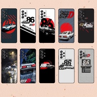 Fashion print for Samsung M40 M40S M42 M54 M14 M34 M62 F54 Quantum 2 Initial D Soft black TPU phone 
