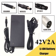 【Eco-friendly】 42v 2a Charger For 36v Li-Ion Suitable For Ebike Scooter Hoverboard Balance