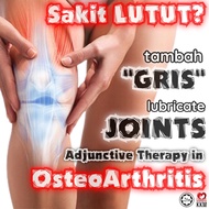 Sakit LUTUT Tambah "GRIS" Cecair Lutut OsteoArthritis Lubricate Joints Glucosamine + Chondroitin Terbaik untuk Ayah Ibu