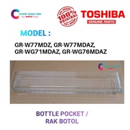 Large Bottle Pocket | Bottle Rack For Toshiba Fridge , Refrigerator GR-W77MDAZ, GR-W77MDZ, GR-WG71MD