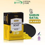 TAZAKKA SICADERMA 90 Gr Sabun Untuk Gatal Panu Jamur Kulit Eksim Scabies Black Soap Bar
