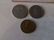 墨西哥硬幣共3枚。5元平郵