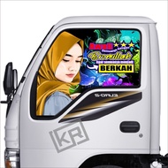 ELF TRUCK GLASS STICKER ONE WAY ELF TRUCK STICKER KIRANA STICKER CODE 03
