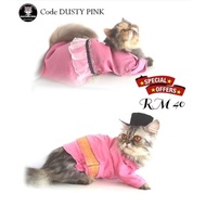 Baju raya kucing code dusty pink*baju kurung