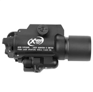 Metallic X400 VP9 Tactical under Mounted Laser Illumination High Brightness Flashlight with N10 Gloc