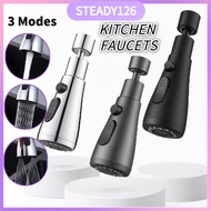 360° Rotatable Universal Faucet Extender 3 Speed Adjustable Sink Sprayer Kitchen Faucet