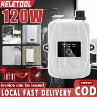 KELETOOL Pompa Booster Pendorong Shower Otomatis Booster Pendorong Air Booster Pump Otomatis 250Watt