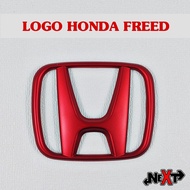 FREED Emblem Honda FREED Logo/ Honda Freed Logo Red Doff Metallic