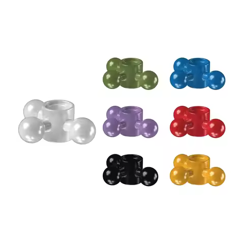 Small Particle Building Blocks Assembled Spherical Connectors Cross-border Parts Wholesale 90012 Com