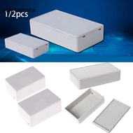 NONEDYODYE9I 1/2pcs Waterproof Cover Project White/Grey High Quality ABS Plastic Enclosure Boxes