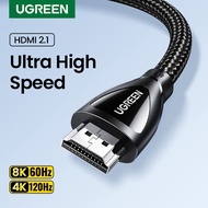 UGREEN สายเคเบิ้ล สายHDMI Cable สำหรับ Xbox Series X HDMI 2.1 Cable 8K/60Hz 4K/120Hz HDMI Splitter for Xiaomi Mi Box PS5 HDR10+ 48Gbps HDMI 2.1 Model: 80401