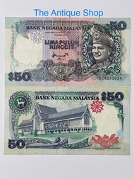 Duit Lama RM50 Ahmad Don Original Malaysia Old Banknote