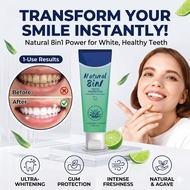 8IN1 MInt Toothpaste Whitening Sensitive Anti Cavity Plaque Tartar Remover Breath Freshener Fluoride