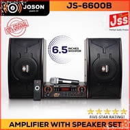 JOSON JS-6600B Professional Audio Speaker Super Heavy Duty Amplifier Set with 2pcs 10 inches(Origina