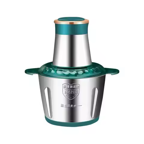 A70Z Fafa】1 PCS Electric Meat Grinder 3L Blenders Stainless Steel Household Grinder EU Plug
