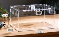 守宮全透明亞加力膠板飼養箱