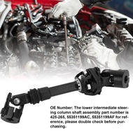 คอลัมน์กลางเพลาพวงมาลัยคอลัมน์รถกลางล่างเพลาพวงมาลัยกลาง425-265เหล็กสีดำเข้ากันได้กับ2000-4WD