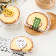 Disposable Semicircle Bear-Shaped Desert Packaging Box Swiss Roll Packaging/W593