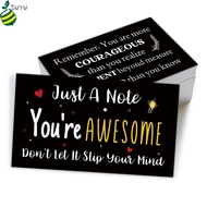 50Pcs Double-sided Positive Affirmation Cards, Motivational Cards for Students & Coworkers, Inspirat