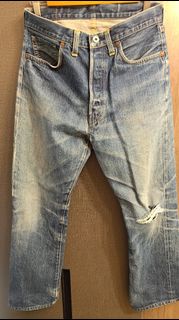 Vintage 00's 44501 0022 Levi's LVC 1944 二戰版501XX Big E
