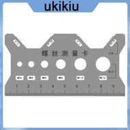 UKIi Accurate Screw Measurement Card Reliable Screw Measuring Instrument for 4mm 5mm